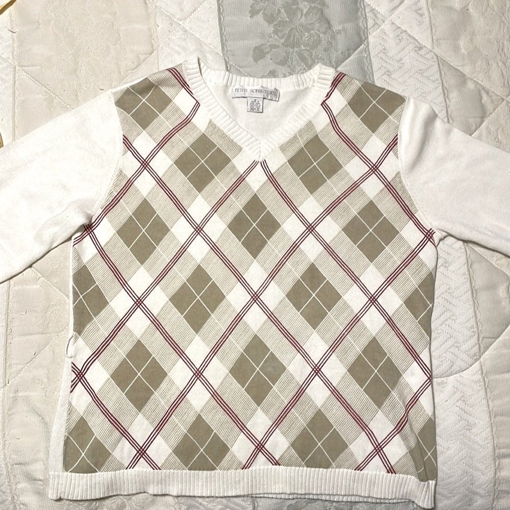 Woman’s Argyle Sweater